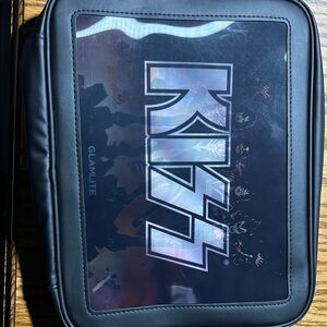 Glamlite KISS Black Cosmetic Bag